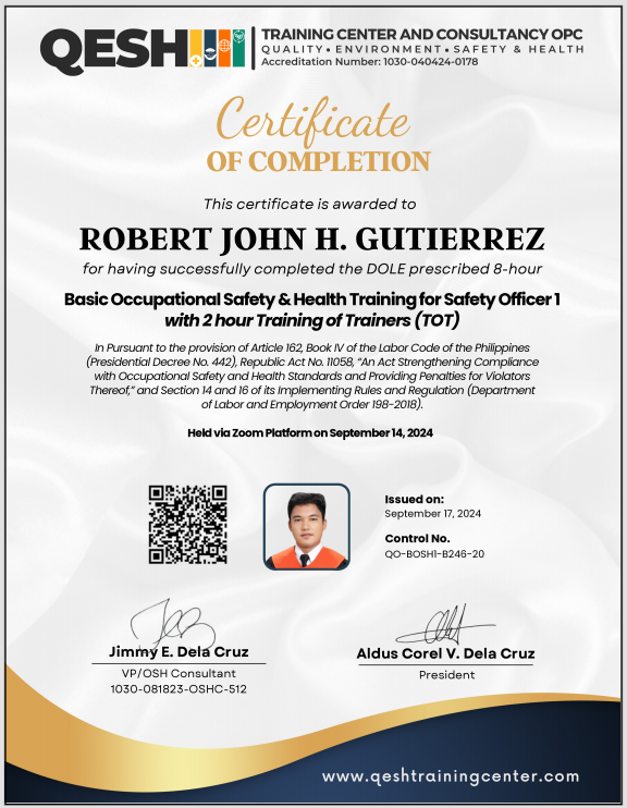 QESH_Certificate
